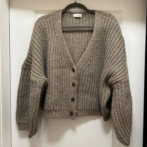 Oak+Fort Cropped Sweater | Hailey Bieber Sweater